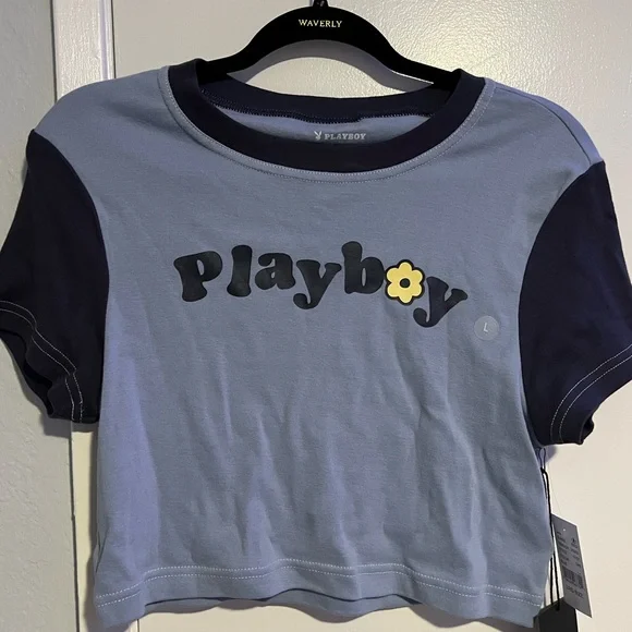 トップス PLAYBOY L/S Crew Neck Tee size 1 Women's Oversized Crewneck: Captivating Comfort by Playboy